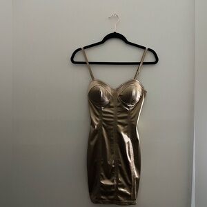 Mini Windsor gold dress